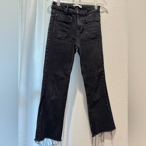 Zara | Black High-Waisted Jeans (size 4)